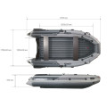 Лодка надувная Angler SKAT TRITON 370NDFi с интегрир. фальшбортом и пласт. транц в Братске