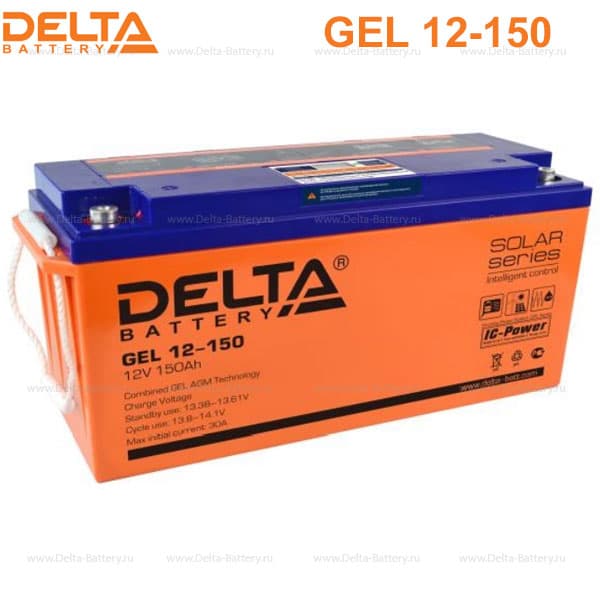 Аккумуляторная батарея Delta GEL 12-150 в Братске