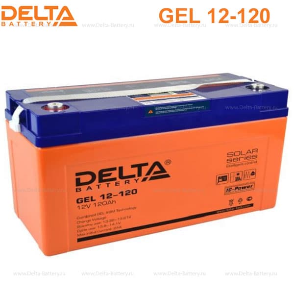 Аккумуляторная батарея Delta GEL 12-120 в Братске