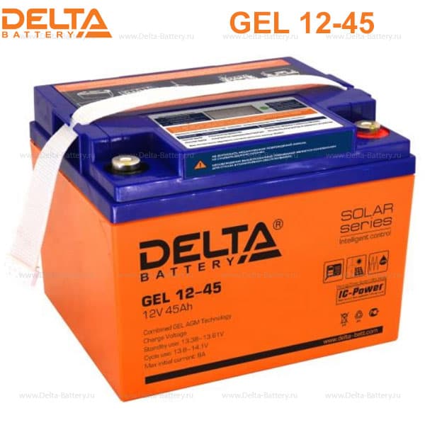 Аккумуляторная батарея Delta GEL 12-45 в Братске